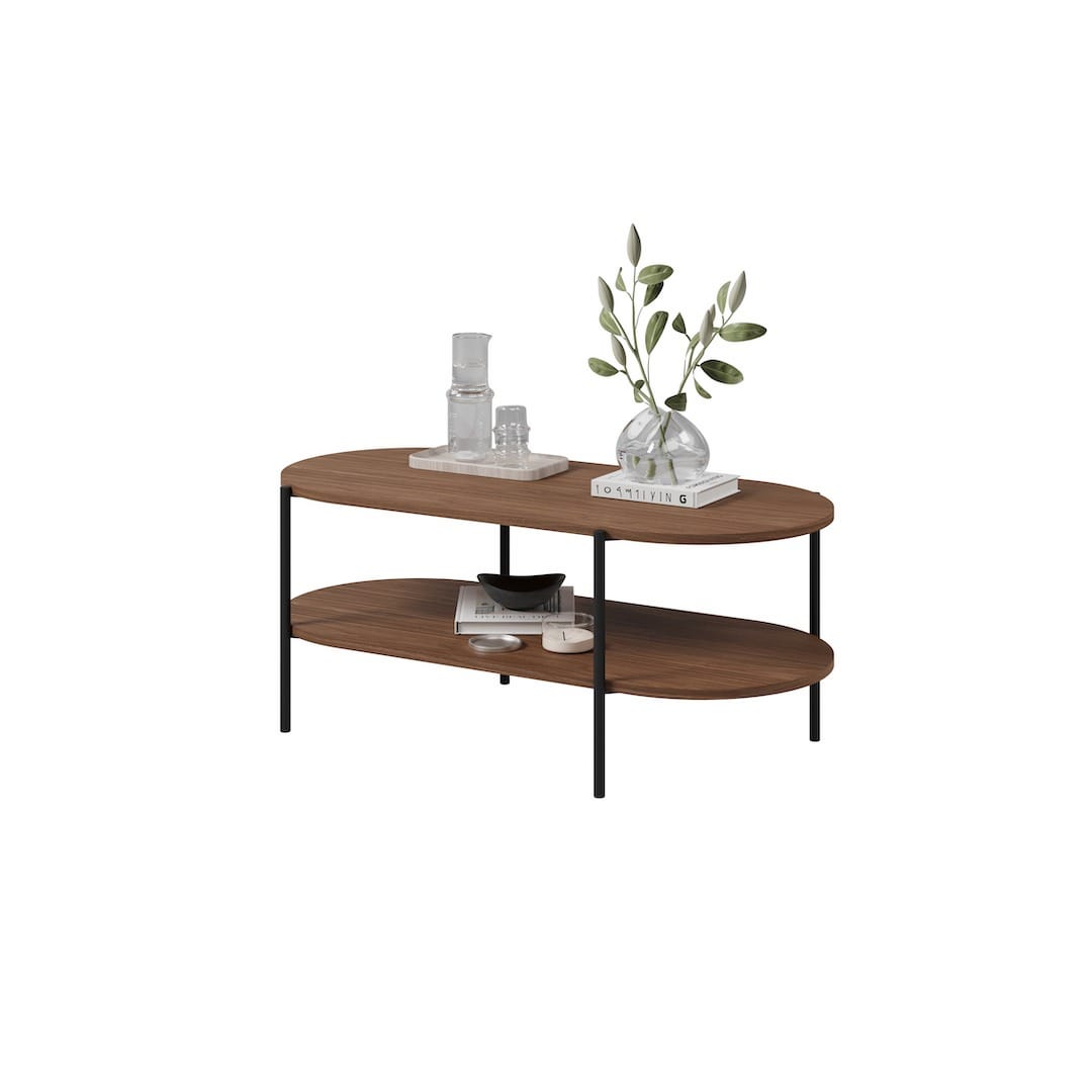Cavo Coffee Table 110cm in Oak Walnut, image 3