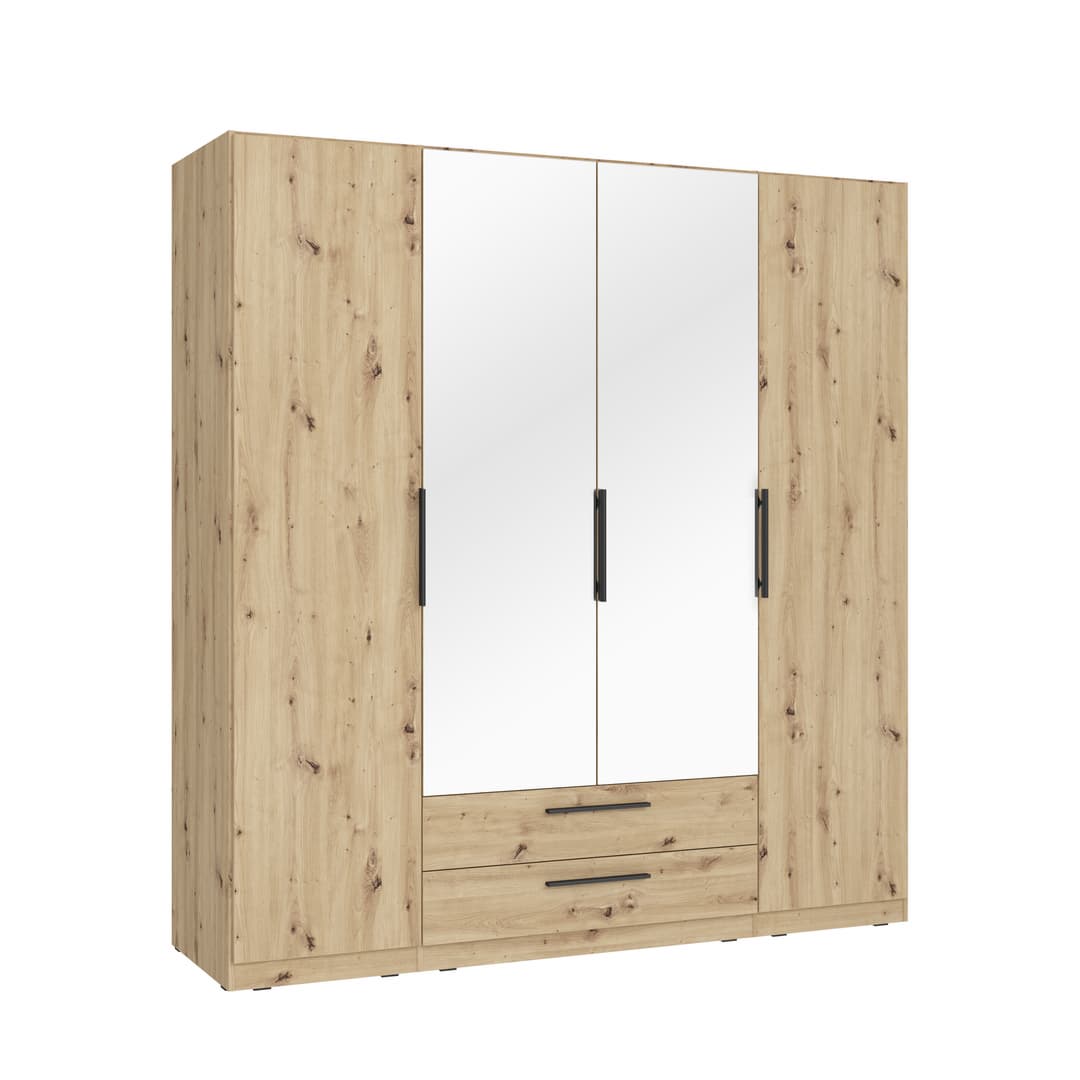 Cadixo Hinged Door Wardrobe 200cm, image 2