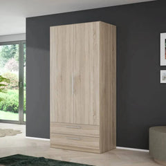Cadixo Hinged Door Wardrobe 101cm [Drawers] in Oak Sonoma, image 8