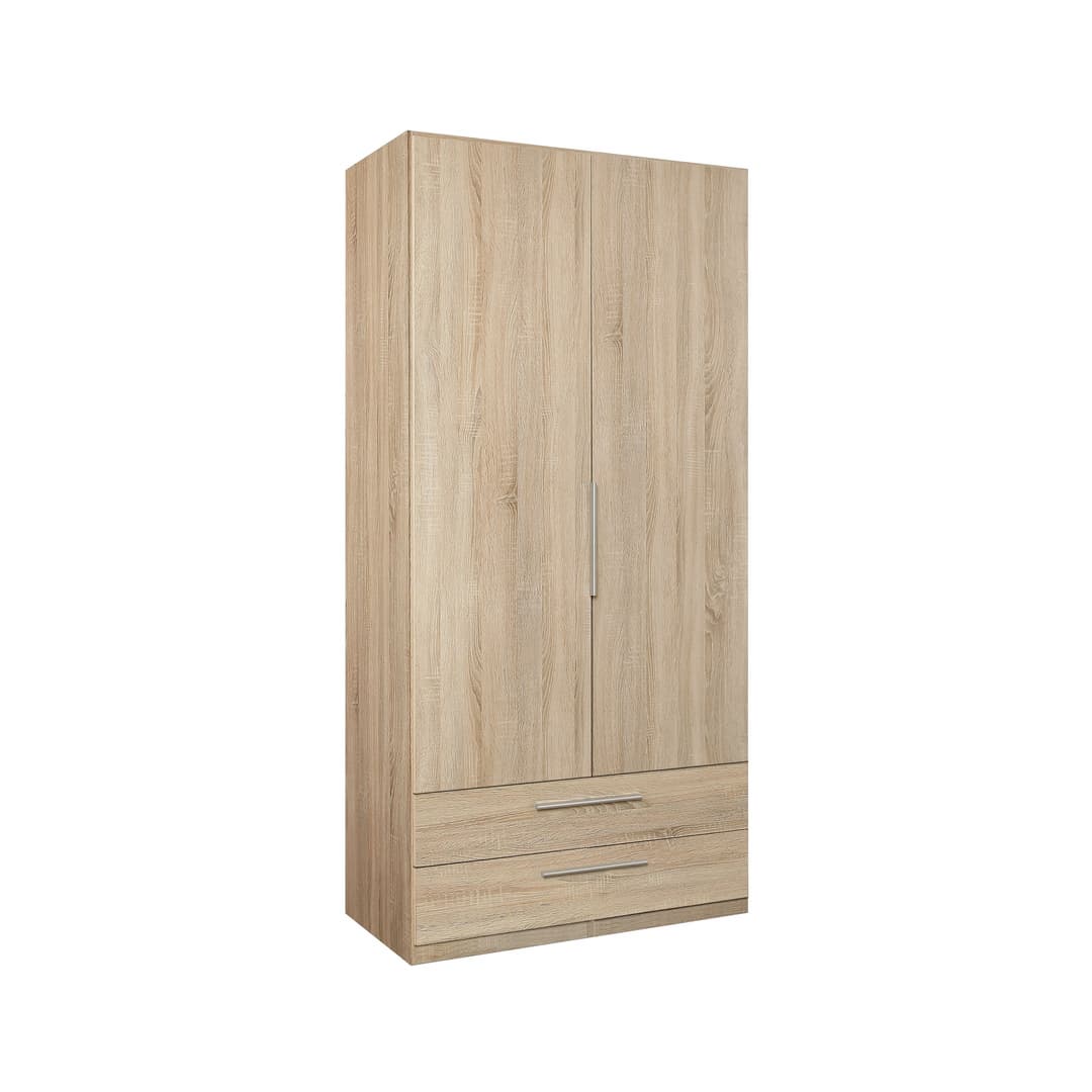 Cadixo Hinged Door Wardrobe 101cm [Drawers], image 9