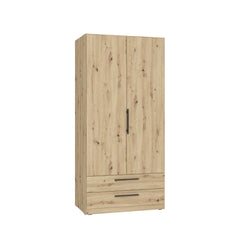 Cadixo Hinged Door Wardrobe 101cm [Drawers], image 2