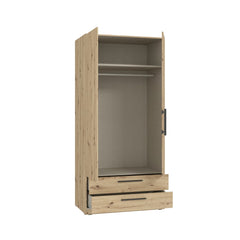 Cadixo Hinged Door Wardrobe 101cm [Drawers], image 3