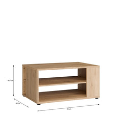 Verniq Coffee Table 90cm in Oak Natural, image 6