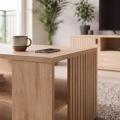 Verniq Coffee Table 90cm in Oak Natural, image 8