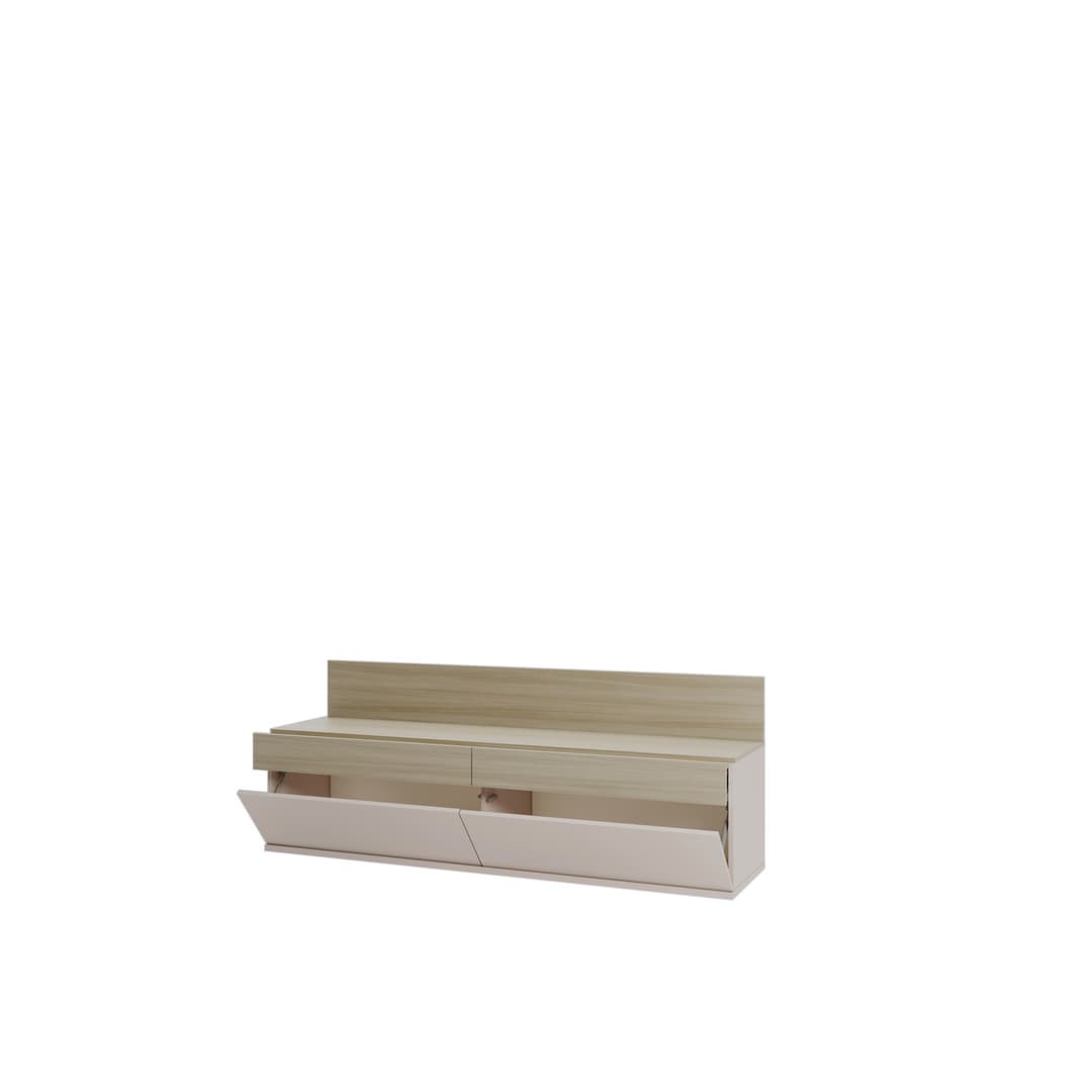 Charlie CH-30 Floating TV Cabinet 175cm in Cashmere, image 2