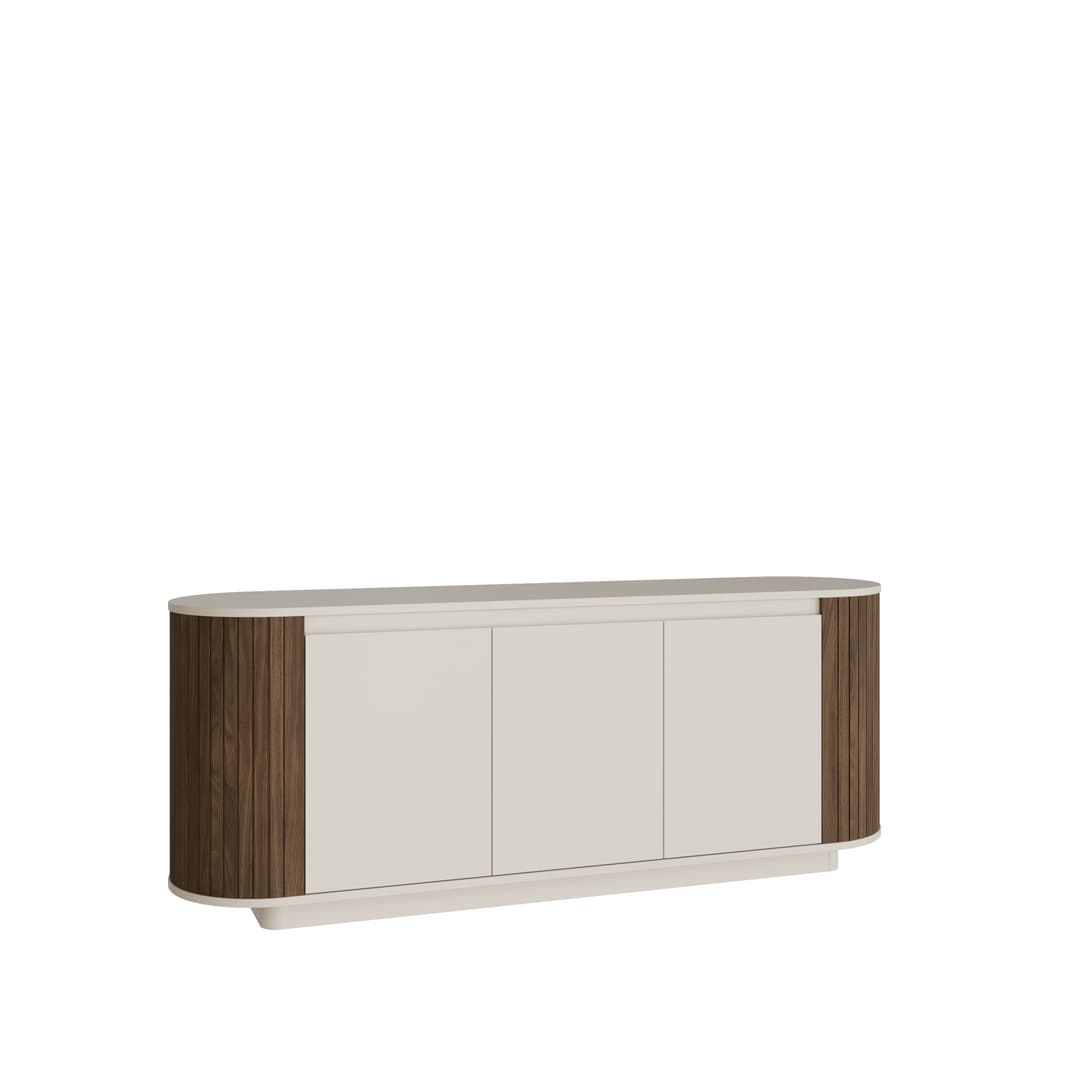 Chikuma Sideboard Cabinet 212cm in Oak Walnut, image 23