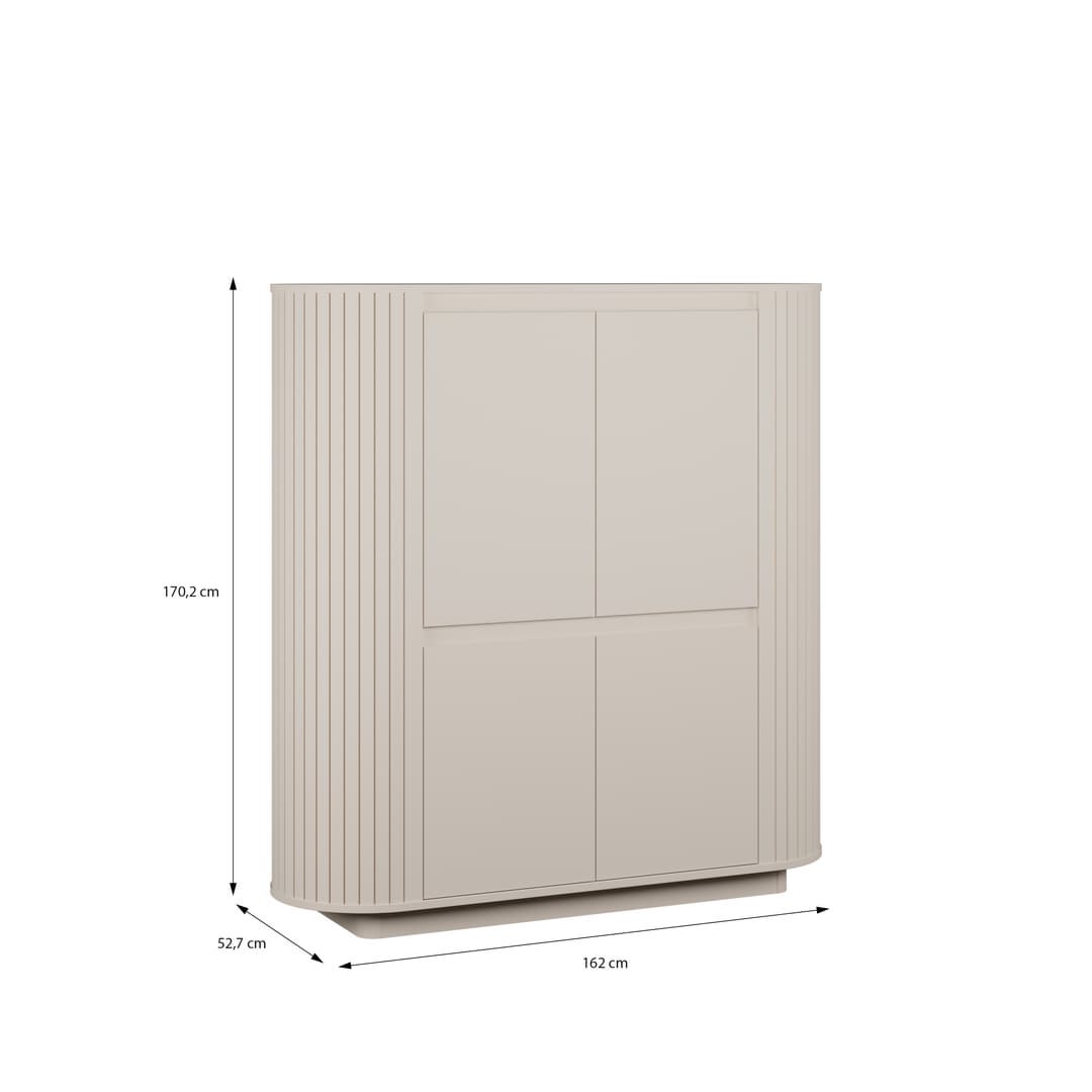Chikuma Highboard Cabinet 162cm, image 6