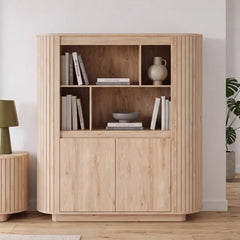 Chikuma Bookcase 162cm in Oak Natural, image 11