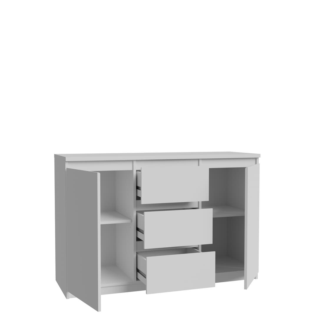 Chelsea Chest Of Drawers 121cm in White, image 2