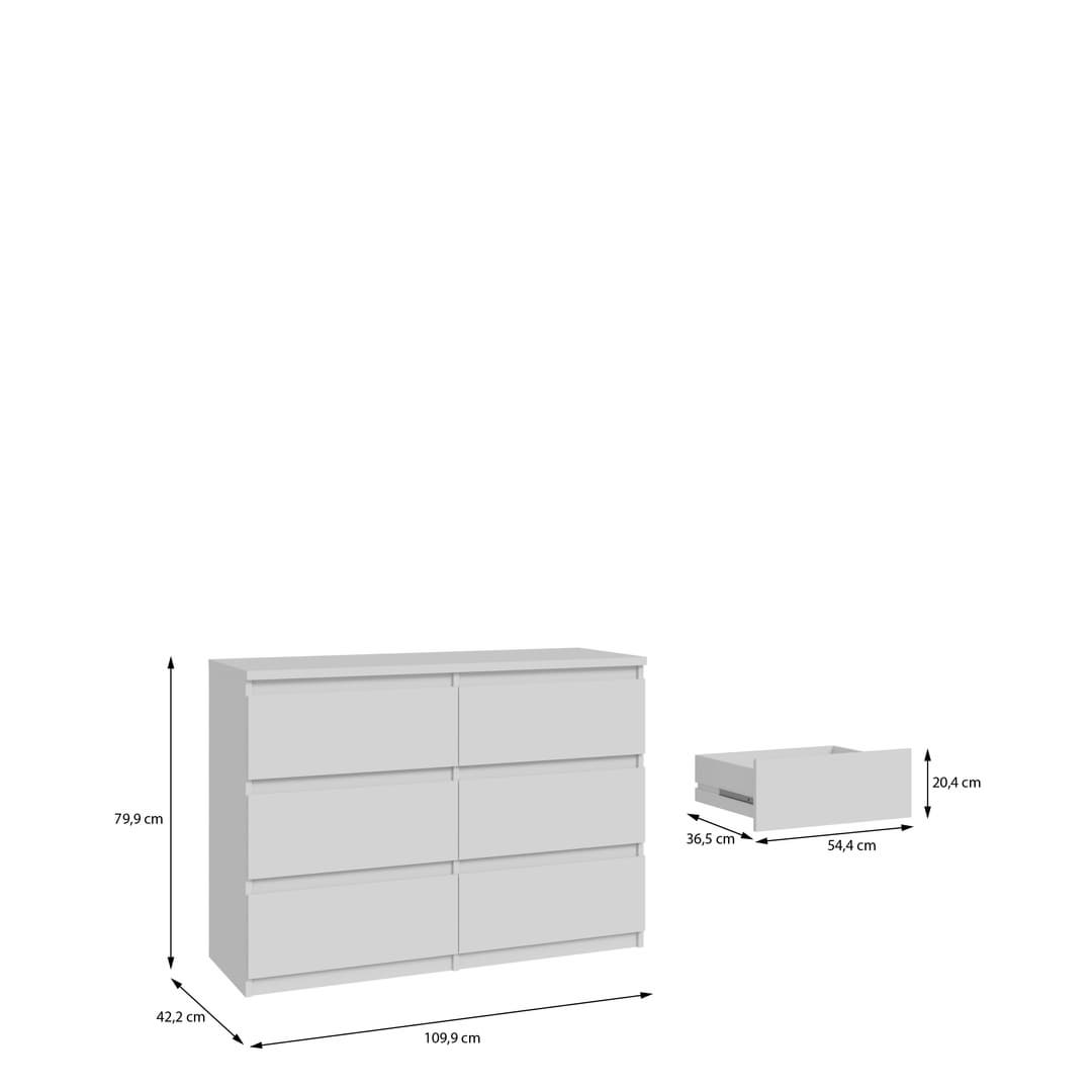 Chelsea Chest Of Drawers 110cm, image 6