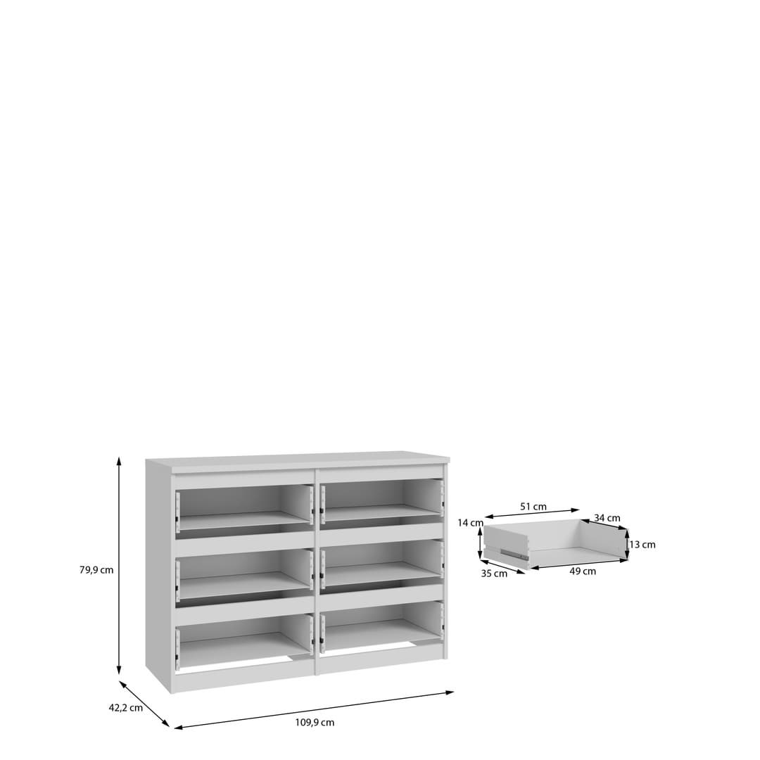 Chelsea Chest Of Drawers 110cm, image 7