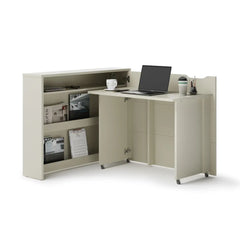 Work Concept Convertible Hidden Desk With Storage