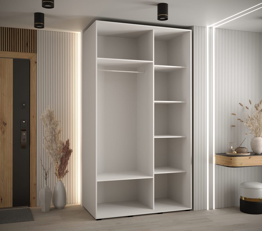 Cannes XIII Sliding Door Wardrobe 130cm
