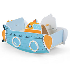 Climbing Toy for Toddlers 1+ Submarine-Themed Wooden Montessori Climbing Set