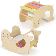 3-in-1 Climbing Toy Set for for 3-14 Years Old Toddlers-Multicolor