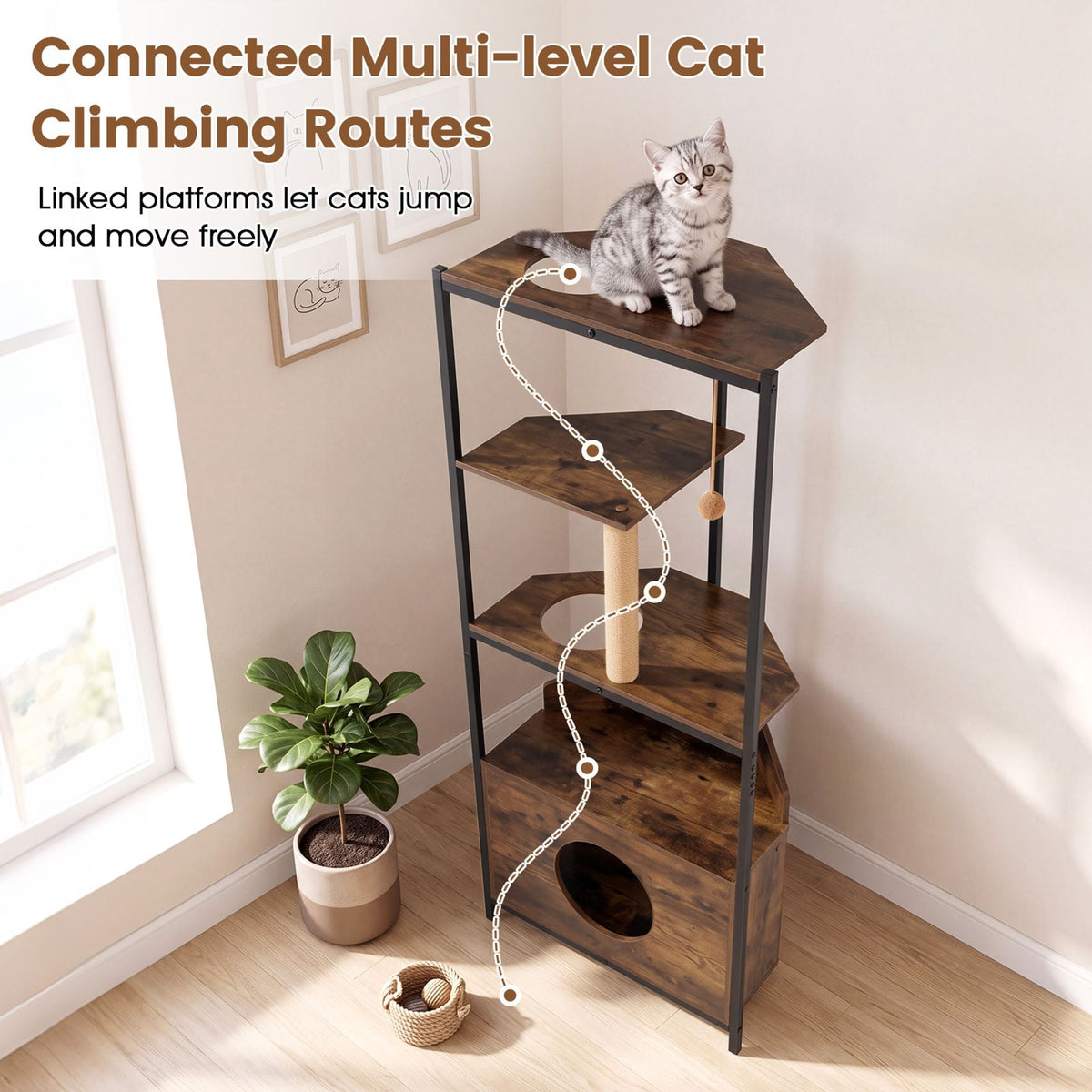 Corner Cat Tree, image 7