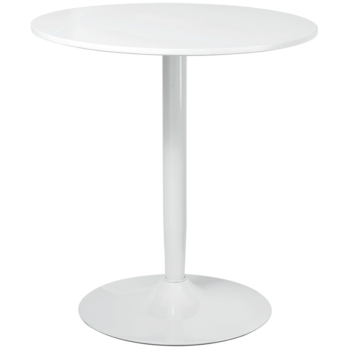 HOMCOM 75H x a70cm Two-Person Minimalistic Dining Table - White