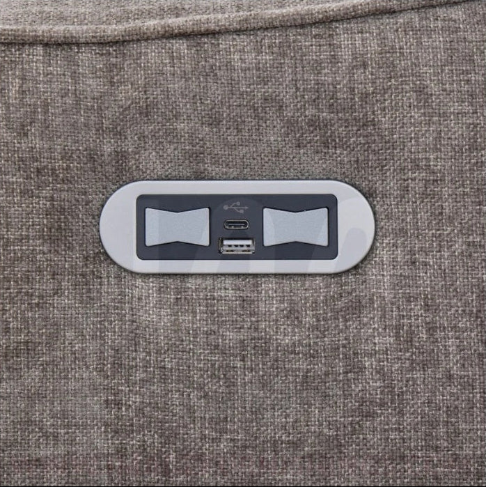 Cavendish 3 Seater Sofa Grey (Power Recliner)