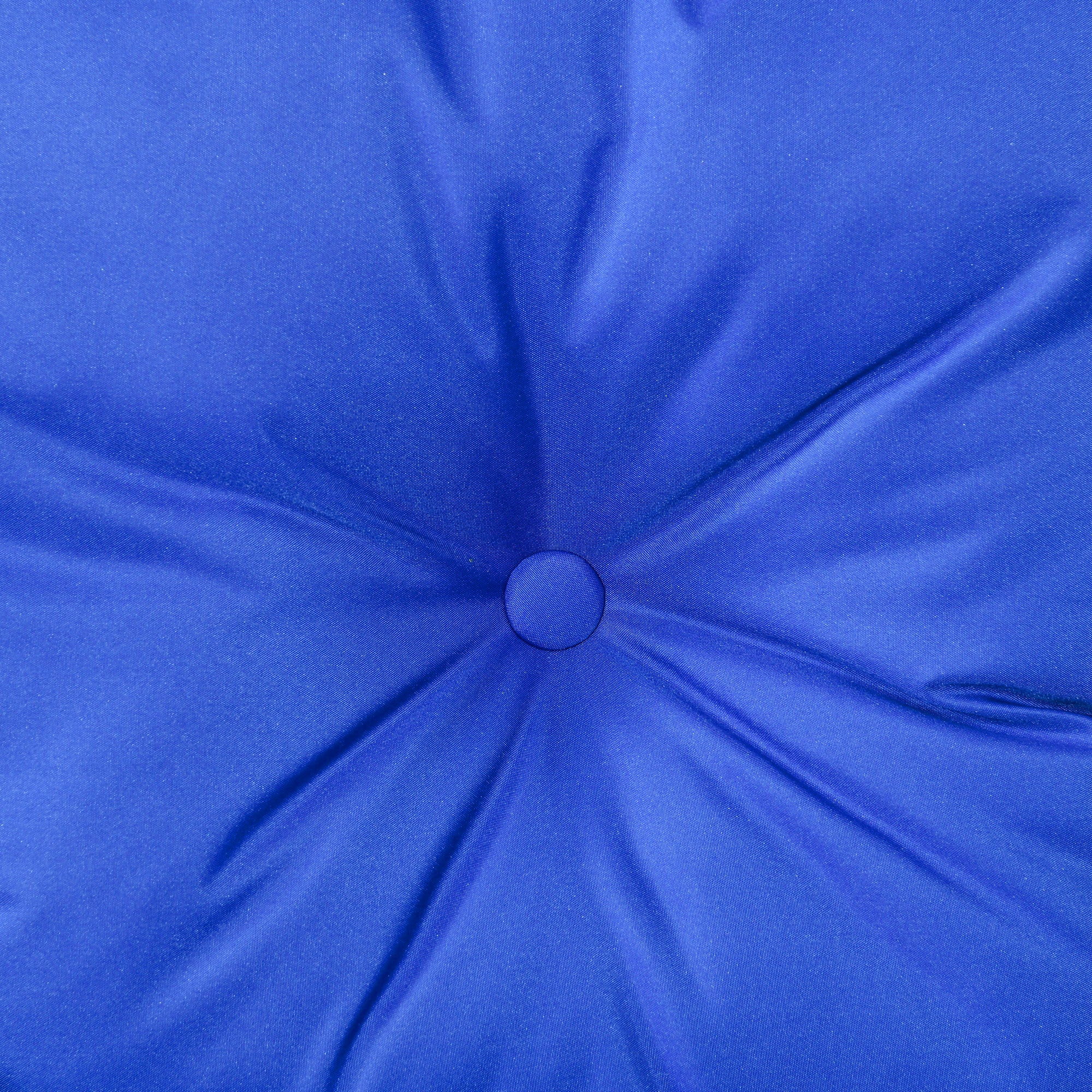 Outsunny 3 Pieces Rattan Bistro Set, Wicker Garden Furniture Set with Storage Coffee Table and Chairs, Thickened Cushions for Outdoor, Patio, Balcony, Blue