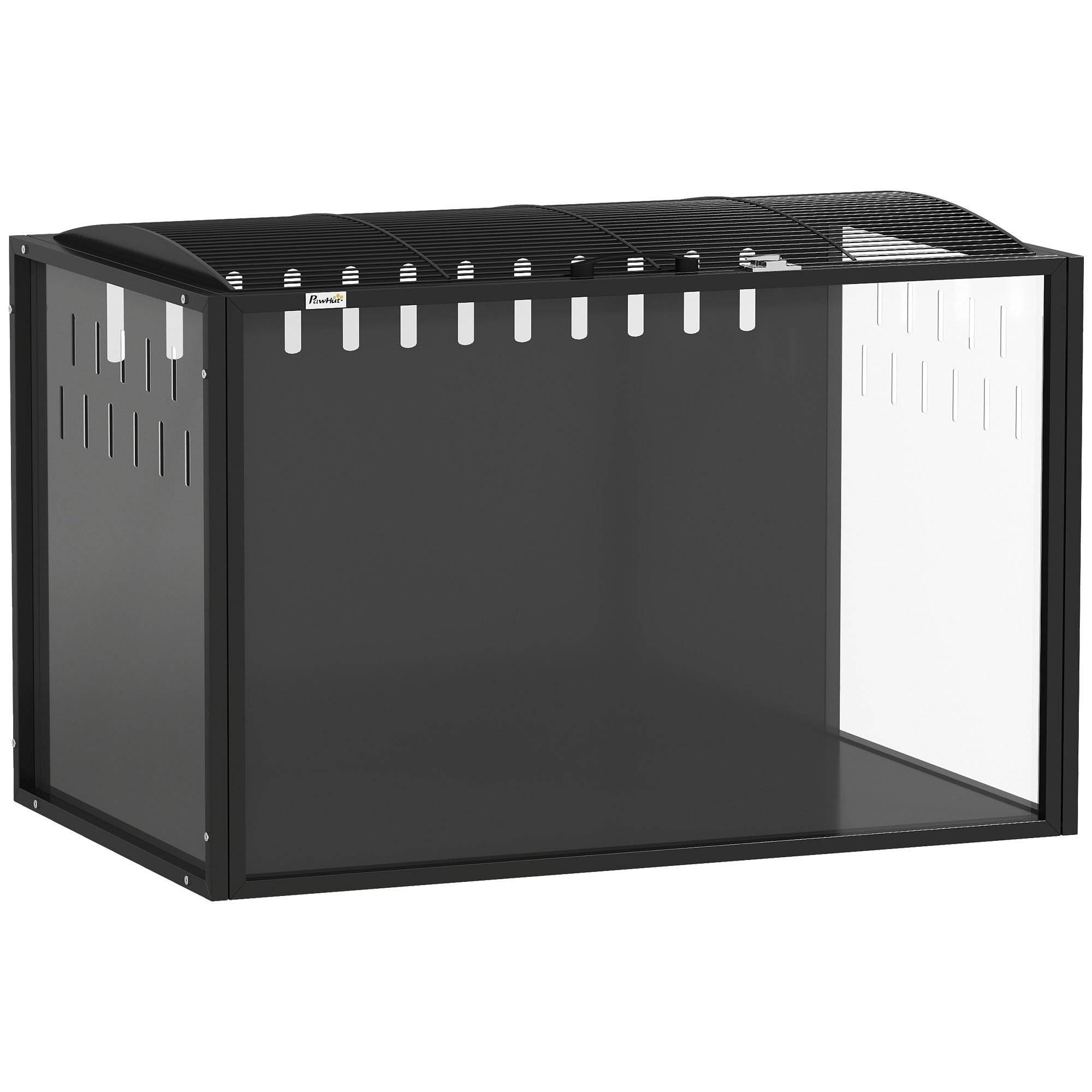 PawHut Hamster Cage Steel Chewproof with Openable Top, Deep Burrow for Dwarf Syrian Hamster, Gerbil, Rats, 81 x 51 x 53 cm