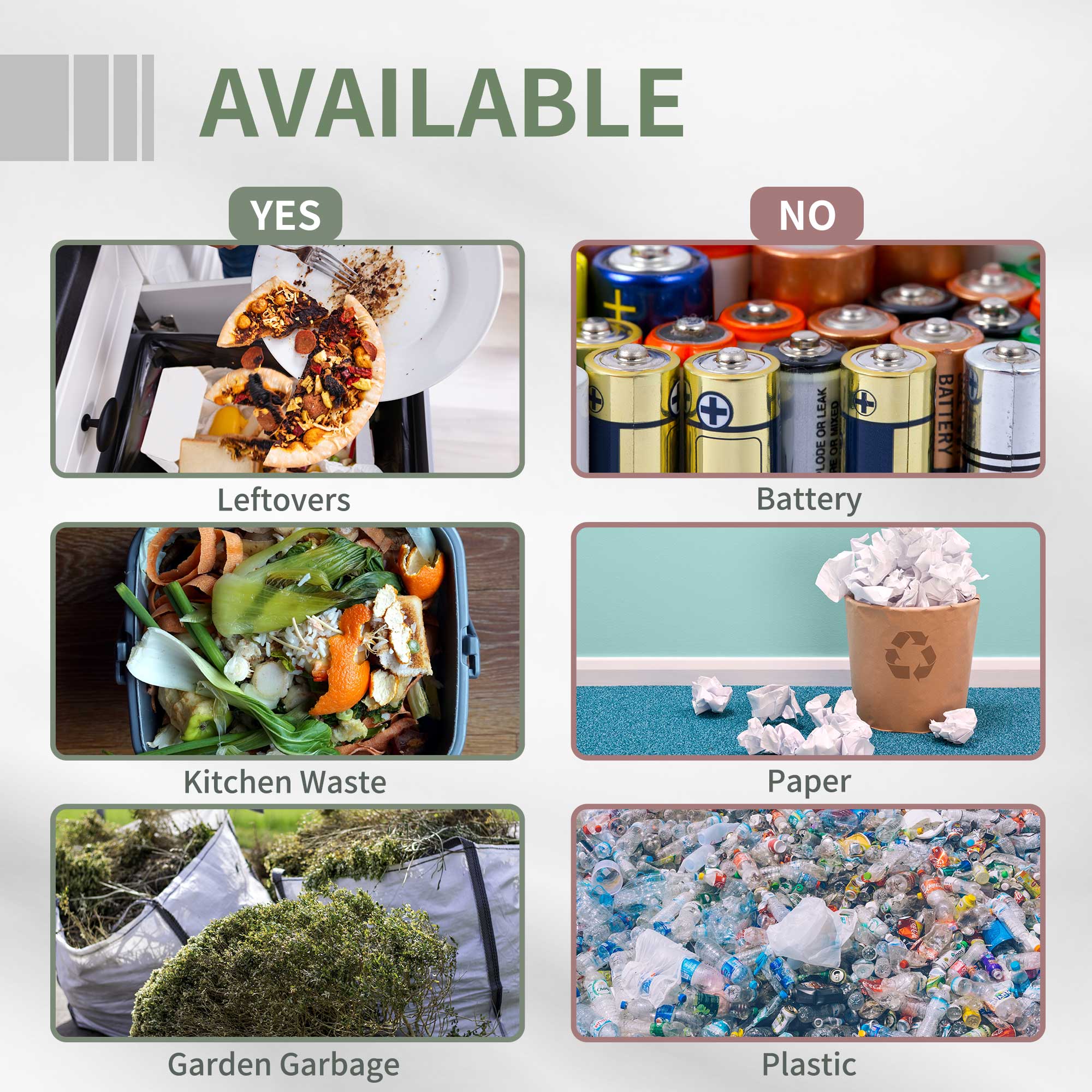 Outsunny 160L 360 Rotating Dual Chamber Composter - Grey