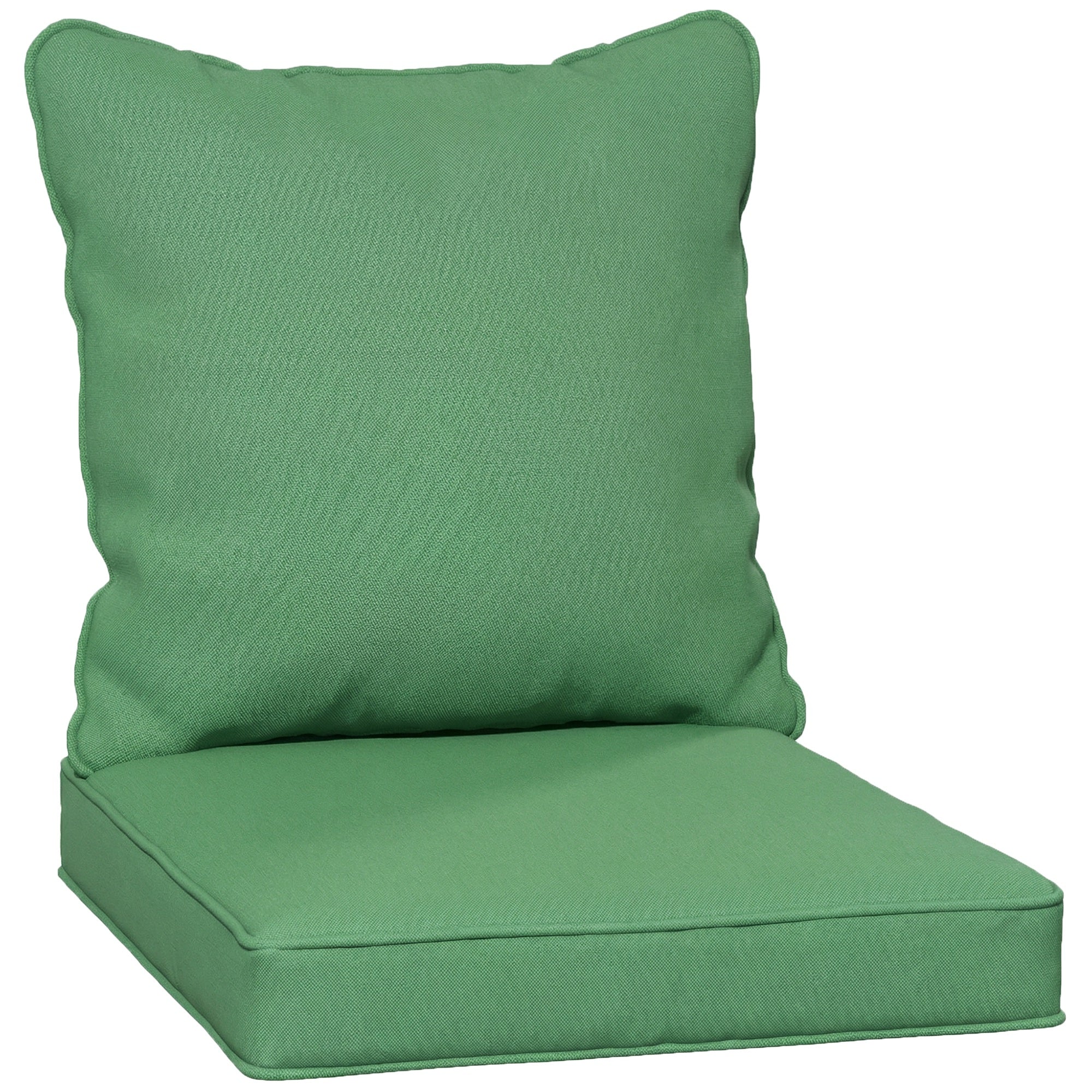 Outsunny Seat and Back Padded Cushion Set, CUSHION ONLY - Green
