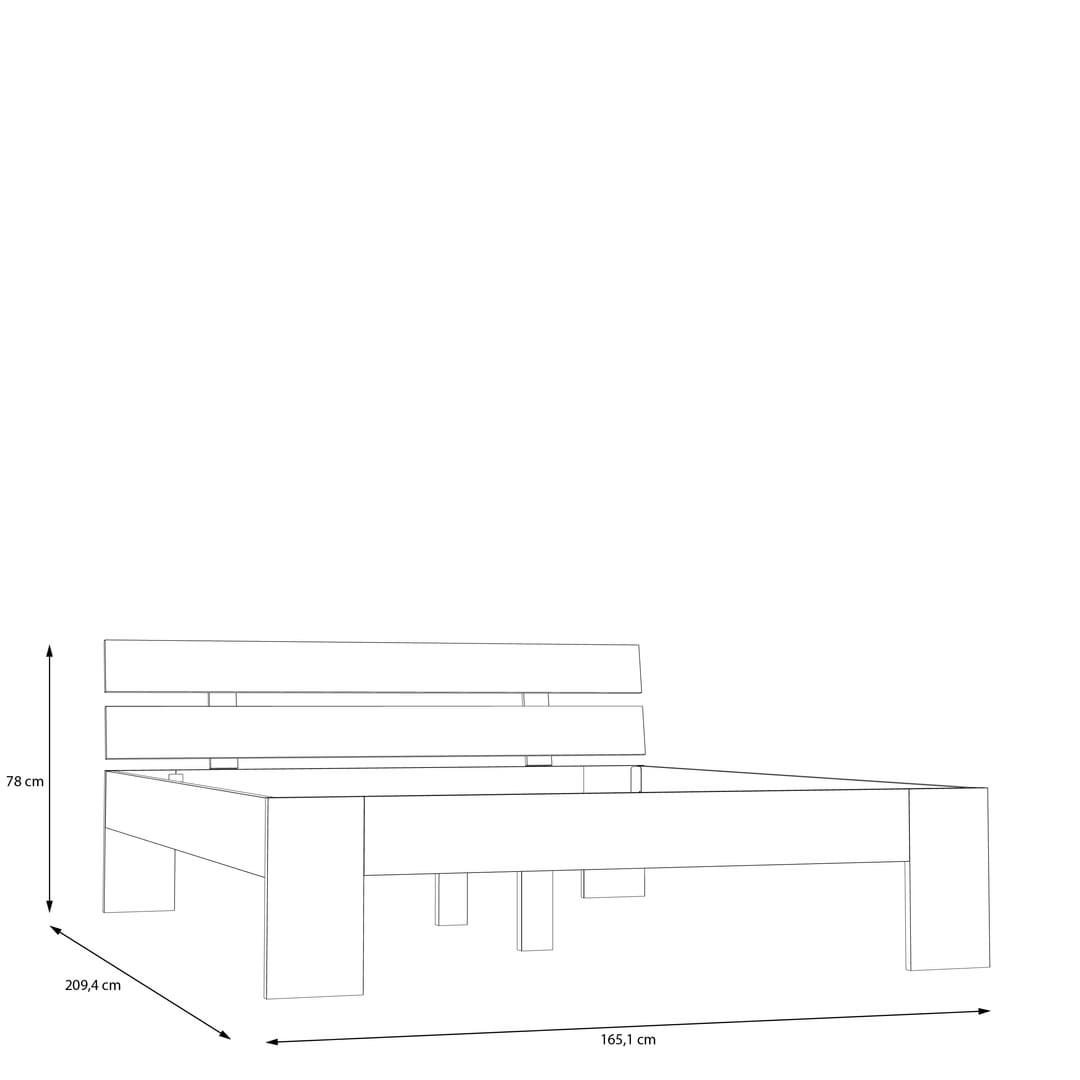 Ingalill Bed Frame [EU King] in Sand, image 3