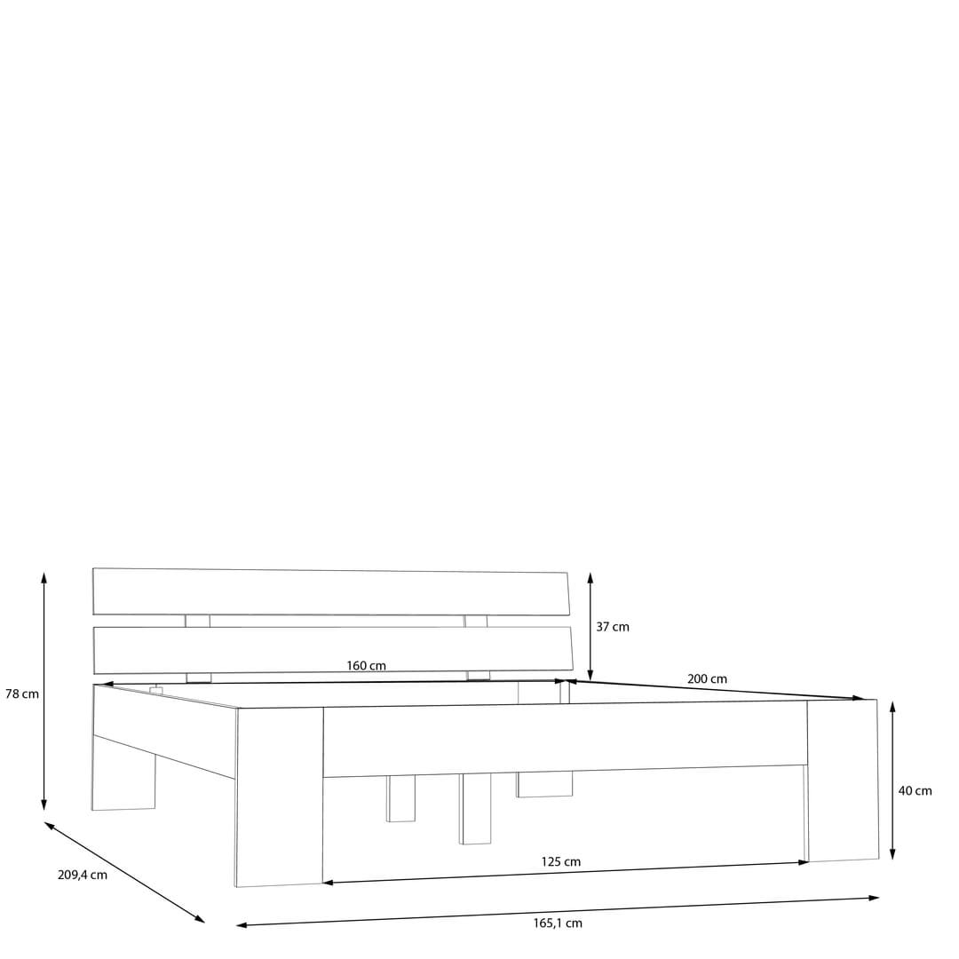 Ingalill Bed Frame [EU King] in Sand, image 4