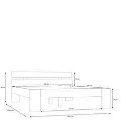 Ingalill Bed Frame [EU King] in Sand, image 4