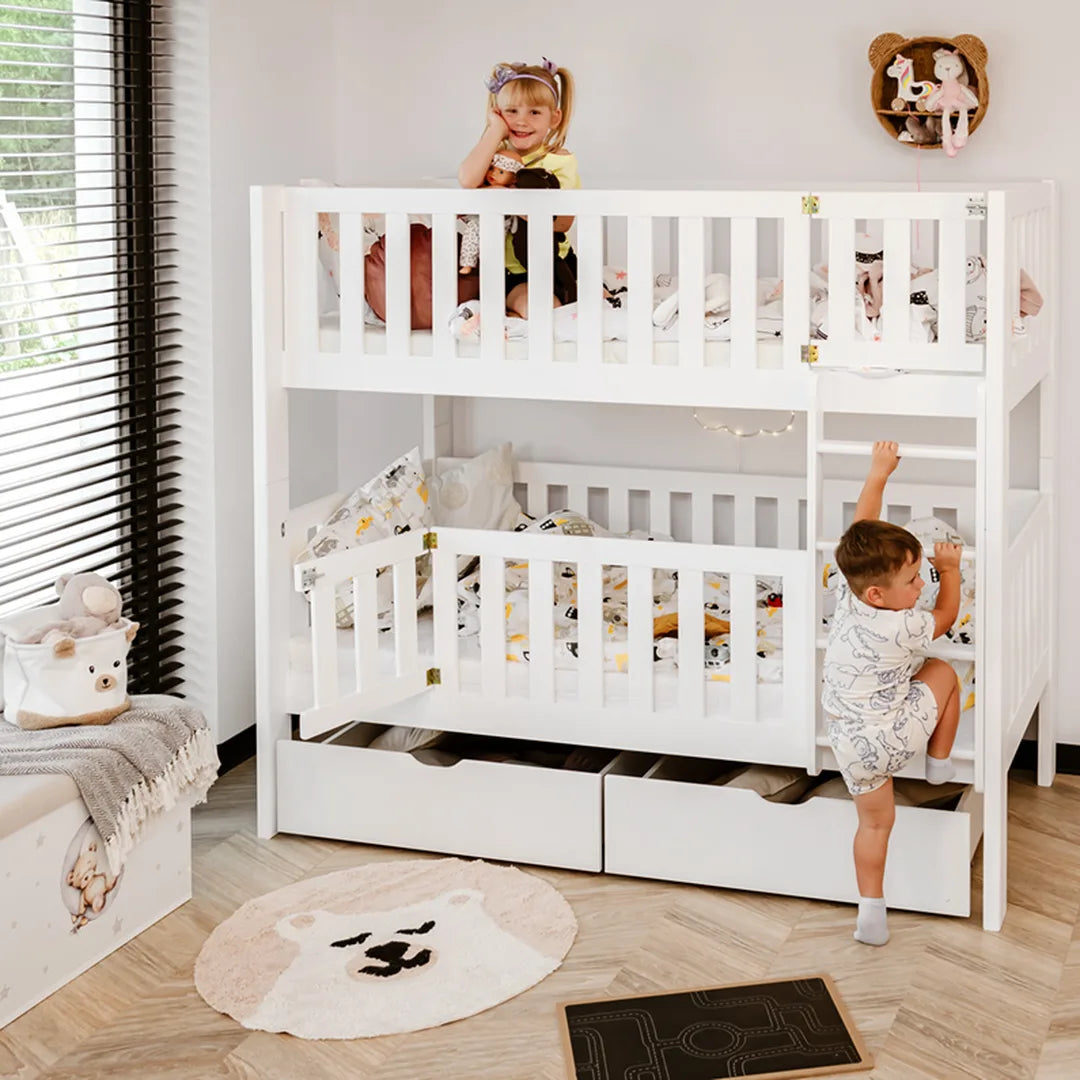 Wooden Bunk Bed Ksawery With Drawers, image 16