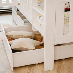 Wooden Bunk Bed Ksawery With Drawers, image 23