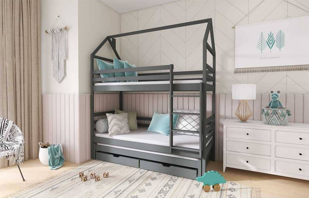 Dalia Bunk Bed with Trundle and Storage
