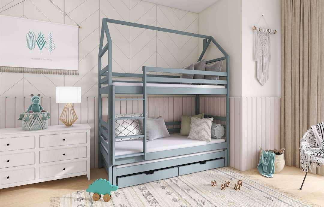 Dalia Bunk Bed with Trundle and Storage