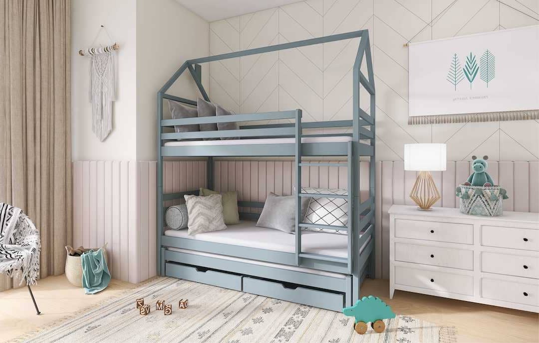 Dalia Bunk Bed with Trundle and Storage