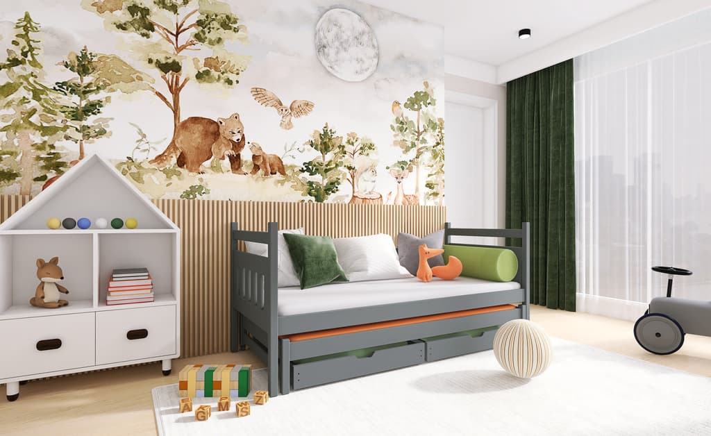 Daniel Double Bed with Trundle