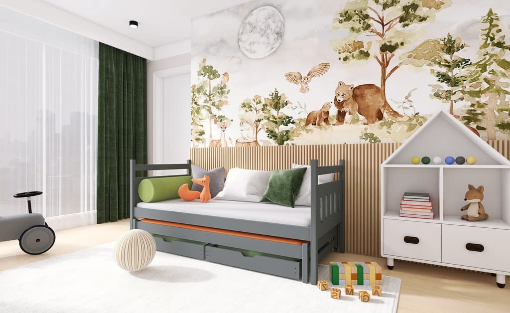 Daniel Double Bed with Trundle