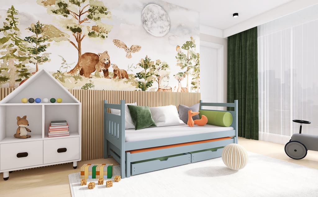 Daniel Double Bed with Trundle