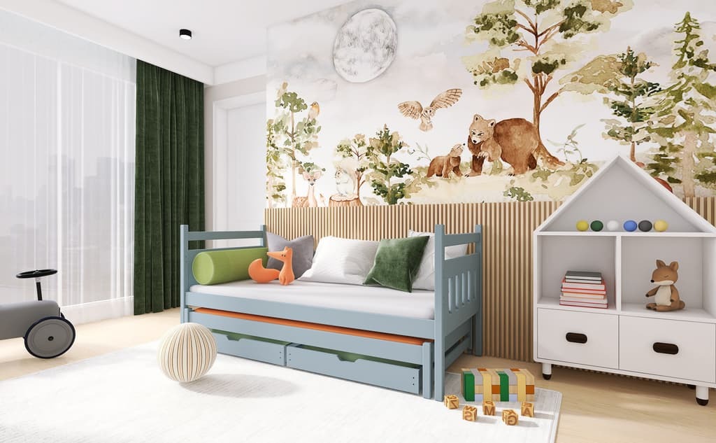 Daniel Double Bed with Trundle