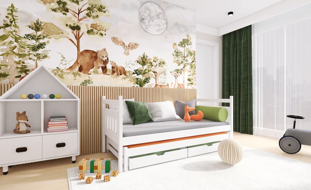 Daniel Double Bed with Trundle