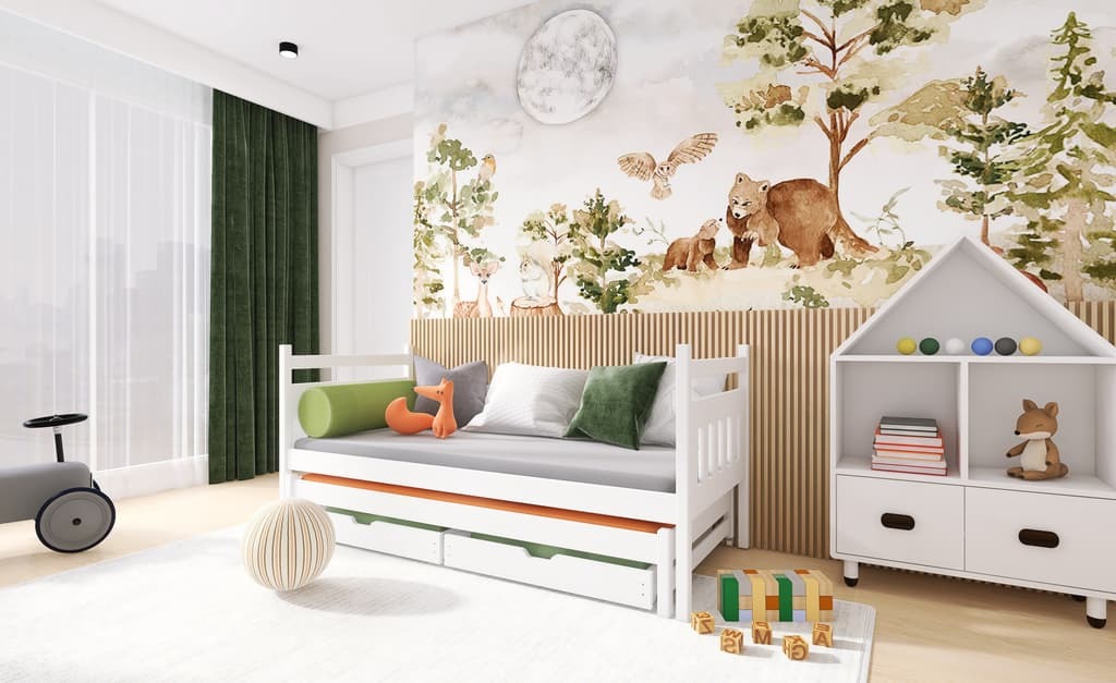 Daniel Double Bed with Trundle