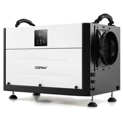 50/70L/Day Crawl Space Dehumidifier with 3 Modes and 24H Timer-Black-70L