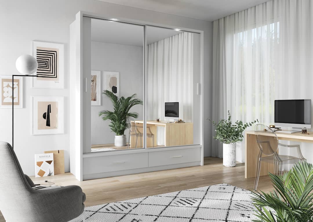 Arti 24 - 2 Sliding Door Wardrobe 200cm