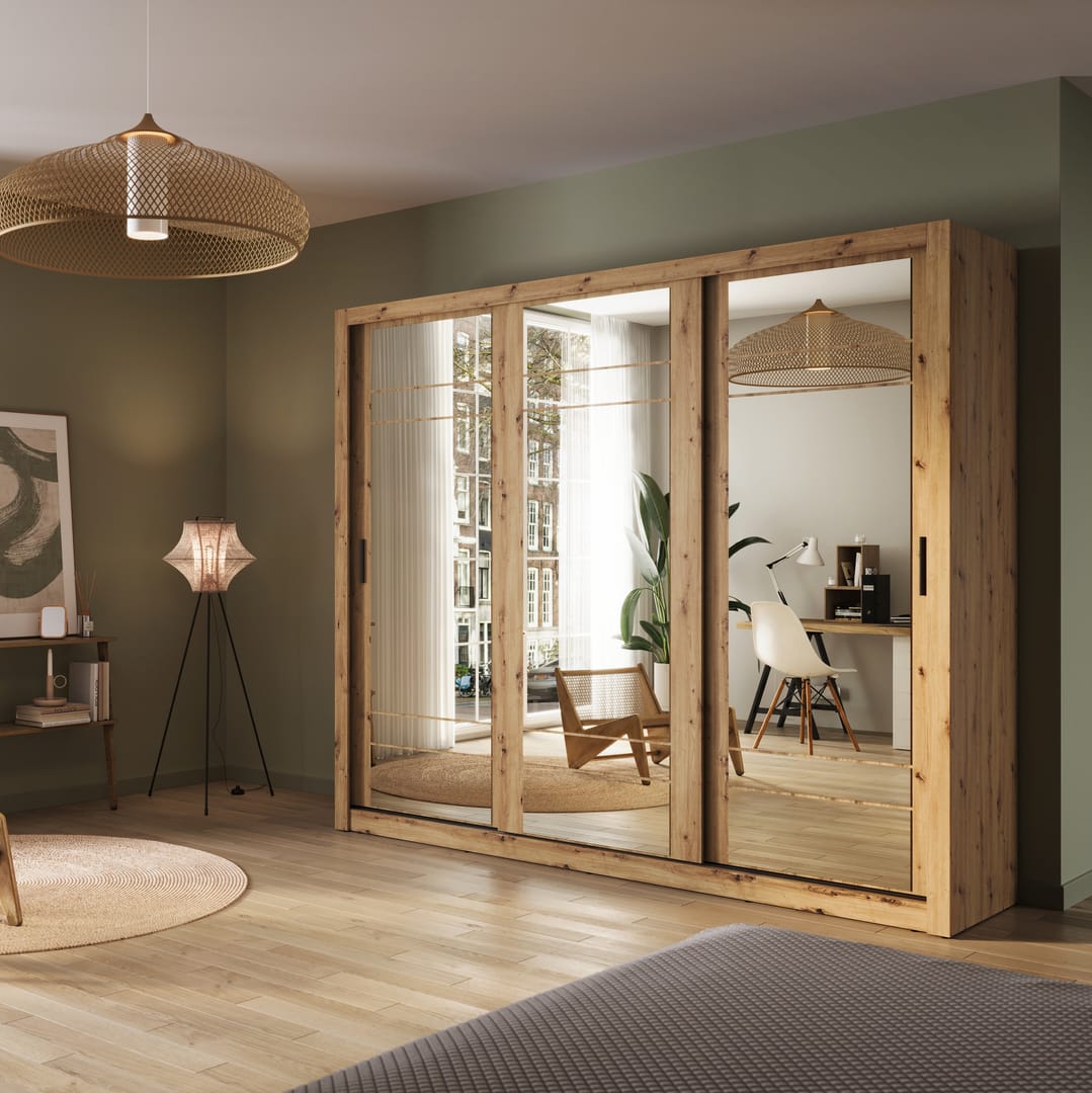 Arti 2 - 3 Sliding Door Wardrobe 250cm