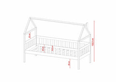Wooden Single Bed Domi - product image 8