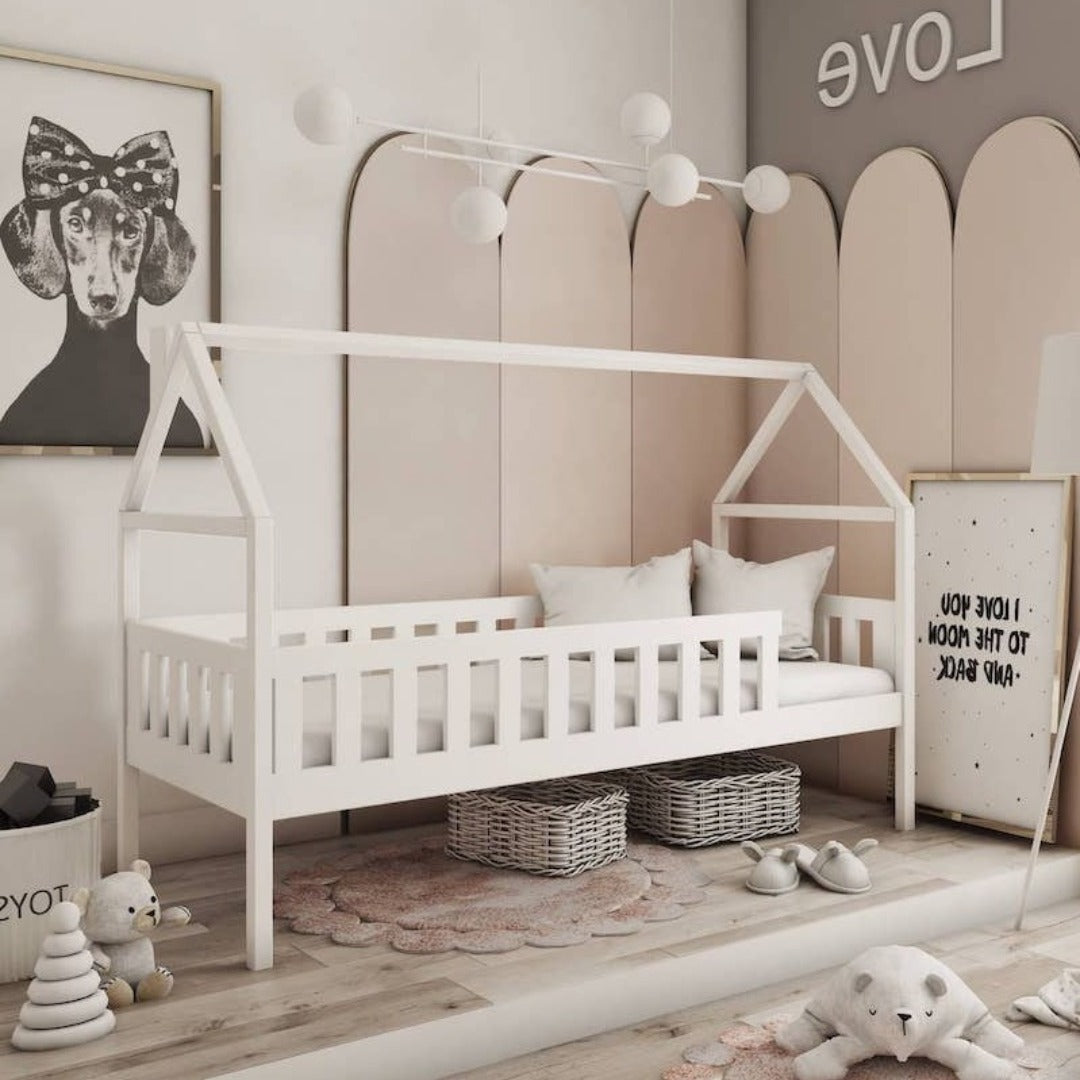 Wooden Single Bed Domi