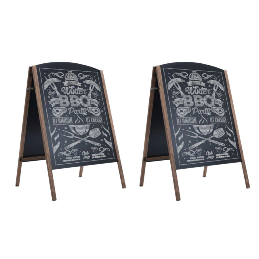Double Sided A Frame- ChalkBoard Sign Set of 2