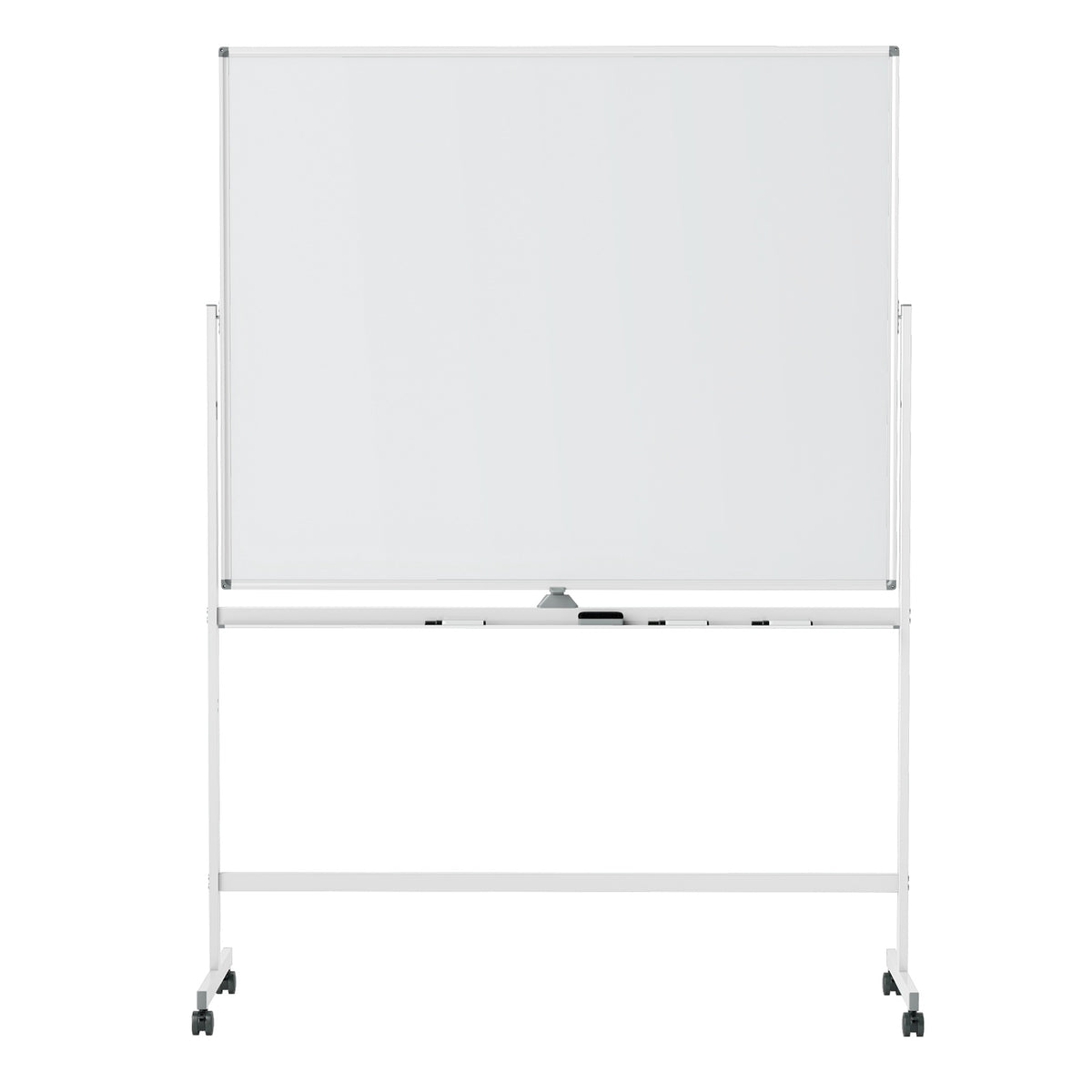 Double-Sided Magnetic Dry Erase Board with Stand-White