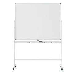 Double-Sided Magnetic Dry Erase Board with Stand-White