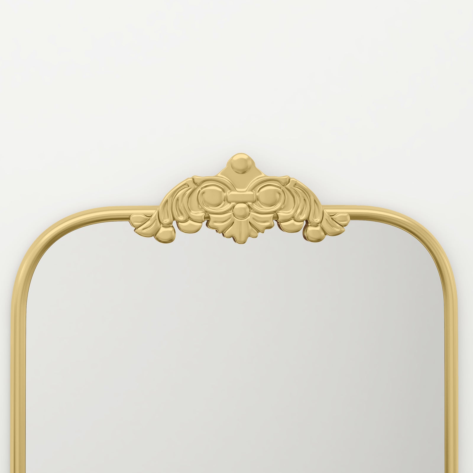 HOMCOM Wall Mirror, Decorative Baroque Mirror with Metal Frame, for Bedroom and Living Room, 60 x 87 cm, Gold Tone