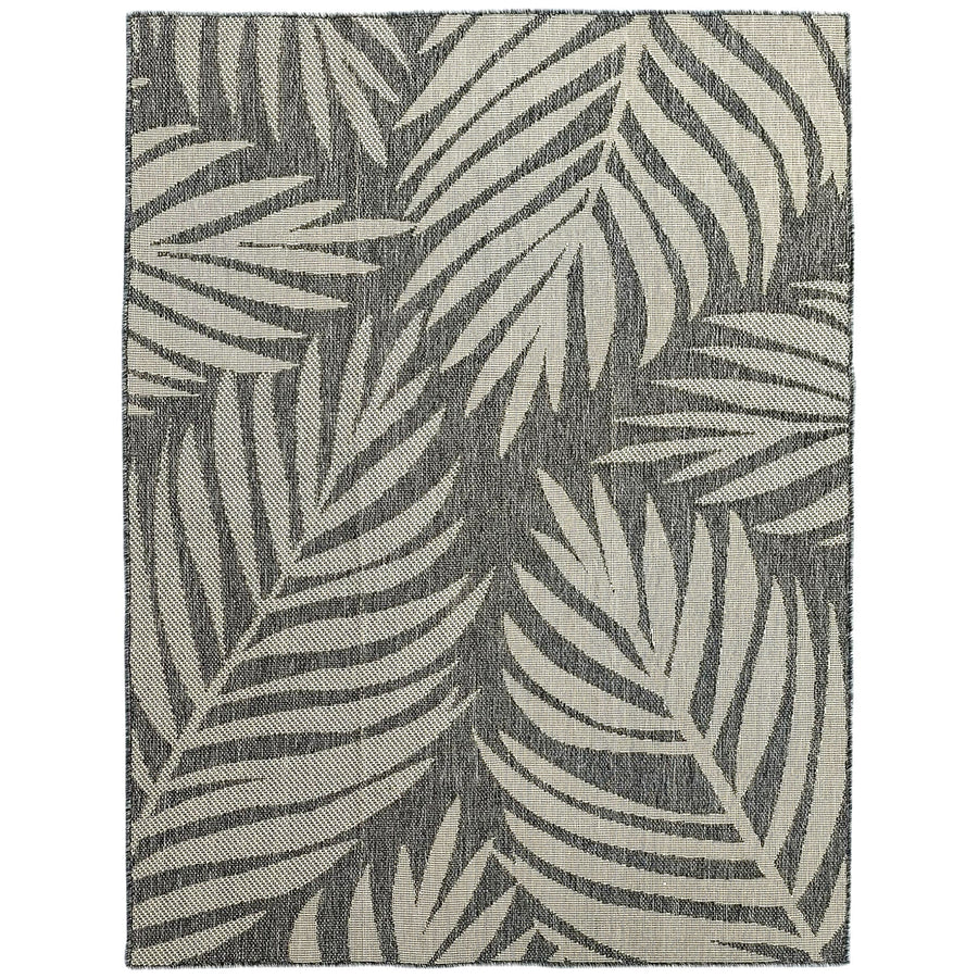 HOMCOM UV Resistant Indoor & Outdoor Area Rug, Easy-Cleaning Machine Washable Rug for Patio, Garden, Kitchen, Bathroom or Living Room, 230 x 160 cm, Grey